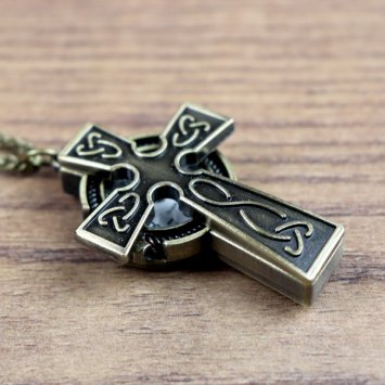 Preview: Taschenuhr, keltisches Kreuz